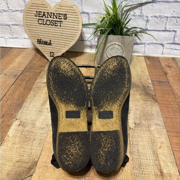 Vince - Bonham Suede Water Repellent Chelsea Boots - Graphite - Picture 6 of 11